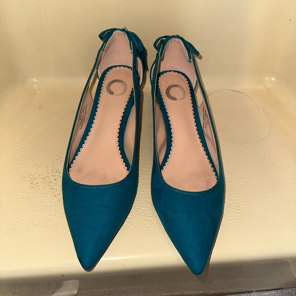 Elegant Teal Women's Heels - Picture 3 of 5